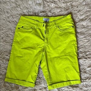 NWOT Bright Yellow Jean Shorts